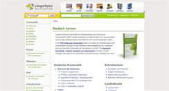 Desktop Screenshot of deutsch.lingo4u.de